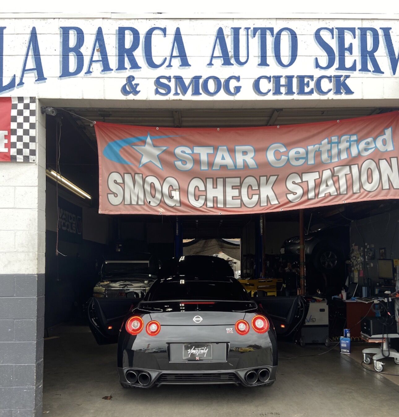STAR Certified Smog Check Station signage