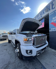 GMC Denali HD pickup truck at La Barca for smog check